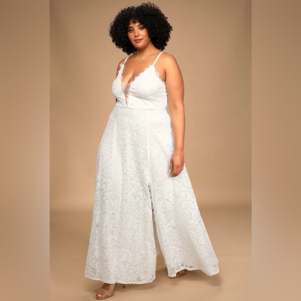Lulu’s Always Have, Always Will White Lace Maxi Dress - Picture 2 of 6